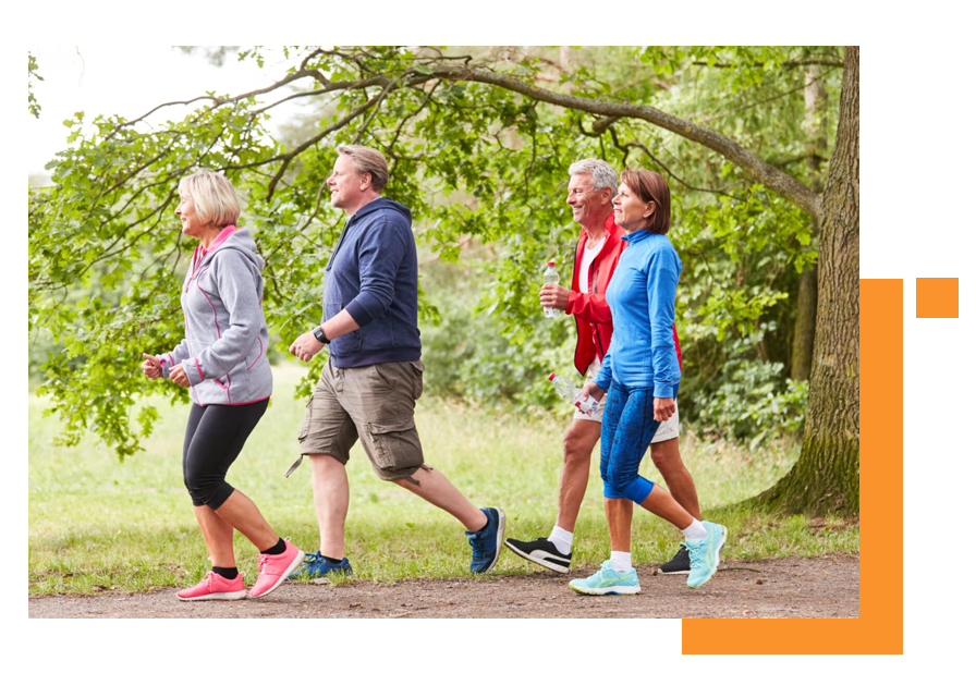 old people Jogging